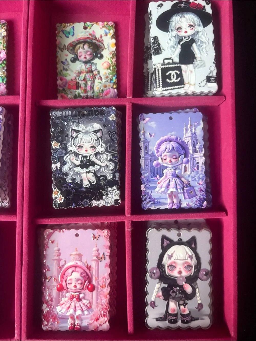 Skullpanda Keychain Tags